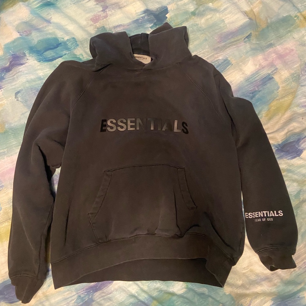 Essentials black sweat shirt
